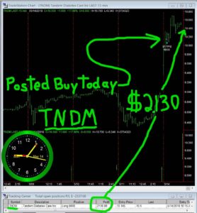 TNDM-278x300 Monday May 14, 2018, Today Stock Market